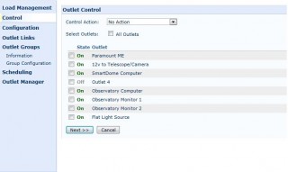 APC Control Interface