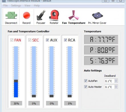 TIM Control Application