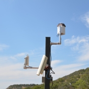 Weather telemetry pole